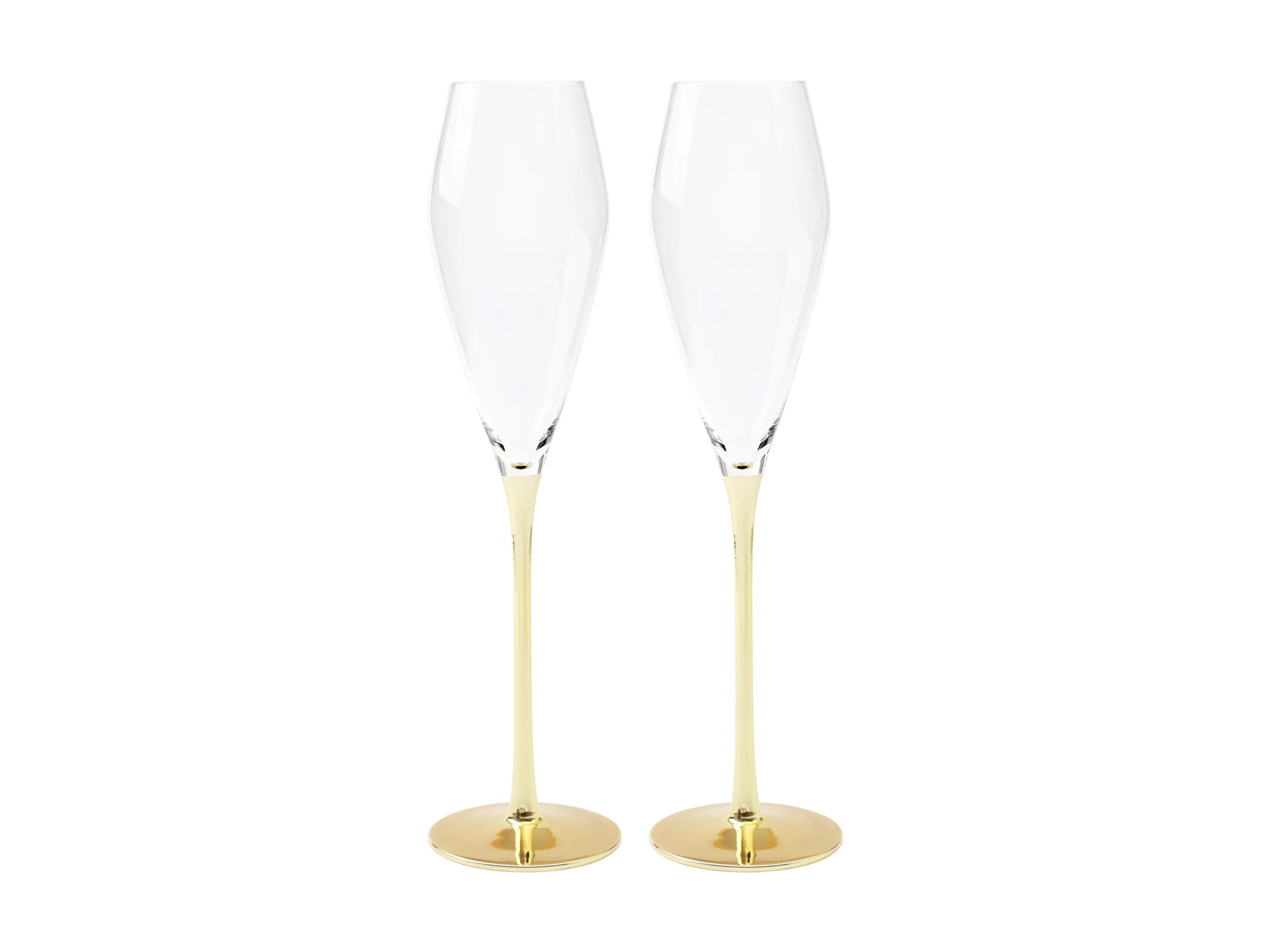 Everleigh Prosecco Glass 250ML Set Of 2 Gold Gift Boxed