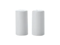 White Basics Cylindrical Salt & Pepper