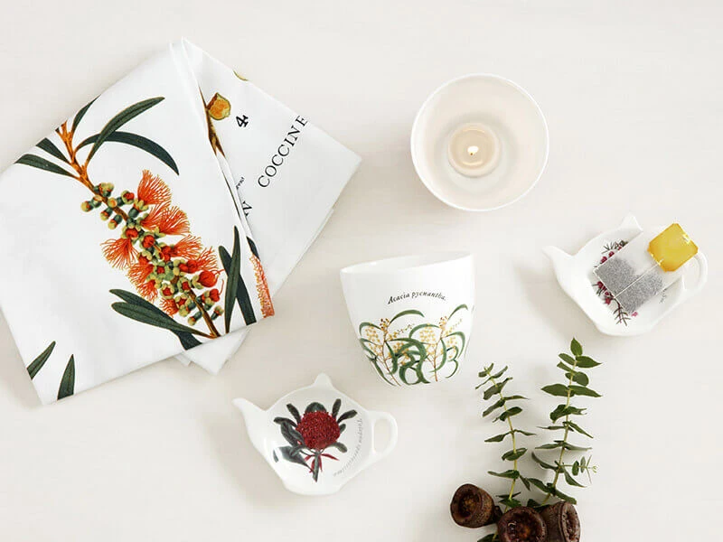 Royal Botanic Gardens Victoria Botanic Tea Towel 50x70cm Boronia - Image 2