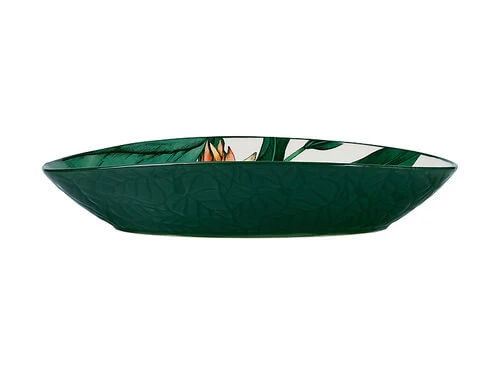 The Blck Pen Night Garden Oval Serving Bowl 25x17cm Gift Boxed