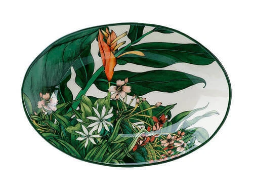The Blck Pen Night Garden Oval Serving Bowl 25x17cm Gift Boxed - Image 2