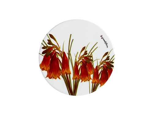 Royal Botanic Gardens Ceramic Round Coaster 9.5cm Christmas Bells