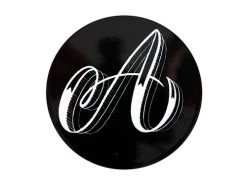 The Letterettes Ceramic Round Coaster 10.5cm A Gift Boxed""