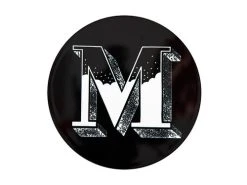 The Letterettes Ceramic Round Coaster 10.5cm M Gift Boxed""