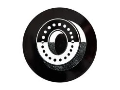 The Letterettes Ceramic Round Coaster 10.5cm O Gift Boxed""