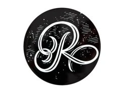 The Letterettes Ceramic Round Coaster 10.5cm R Gift Boxed""