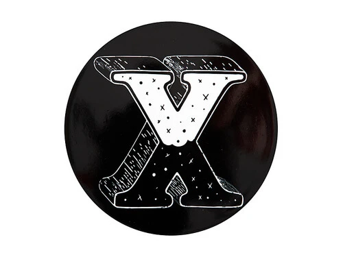 The Letterettes Ceramic Round Coaster 10.5cm X Gift Boxed""