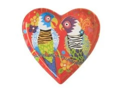 Love Hearts Heart Plate 15.5cm Tiger Tiger