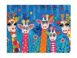 Love Hearts Tea Towel 50x70cm Mr Gee Fam