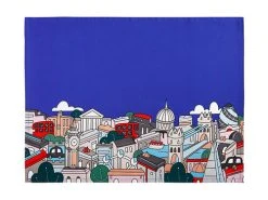 Megan McKean Cities Tea Towel 50x70cm London