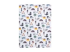 Marc Martin Feline Friends Tea Towel 50x70cm