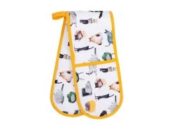 Marc Martin Feline Friends Double Oven Glove