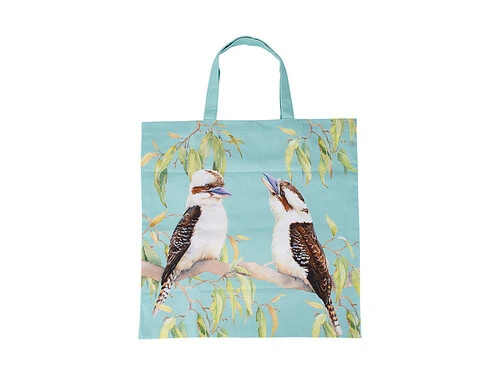 Katherine Castle Bird Talk Tote Bag 40x40cm Kookaburras - Image 2