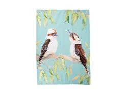 Katherine Castle Bird Talk Tea Towel 50x70cm Kookaburras