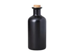 Epicurious Oil Bottle Cork Lid 500ML Black Gift Boxed