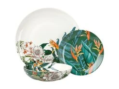 The Blck Pen Night Garden Coupe Dinner Set 12pc Foliage Gift Boxed