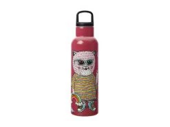 Mulga The Artist Double Wall Insulated Bottle 600ML Cat