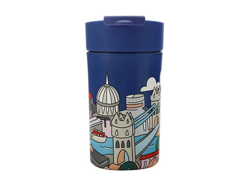 Megan McKean Cities Double Wall Insulated Cup 350ML London