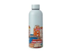 Megan McKean Cities Double Wall Insulated Bottle 500ML Amsterdam