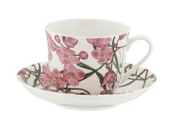 Royal Botanic Gardens Australian Botanics Breakfast Cup & Saucer 450ML Boronia Gift Boxed