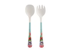 Balinese Garden Bamboo Salad Servers 23.5cm