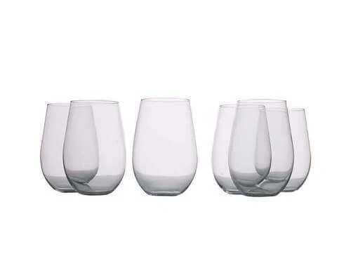 Mansion Stemless Red Wine Glasses 580ML Set Of 6 - Image 2