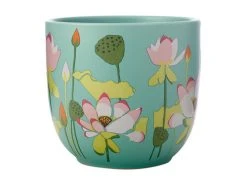 Royal Botanic Gardens Victoria Lotus Planter Pot 14cm Mint