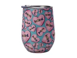 Kasey Rainbow Be Kind Double Wall Insulated Tumbler 350ML Hearts