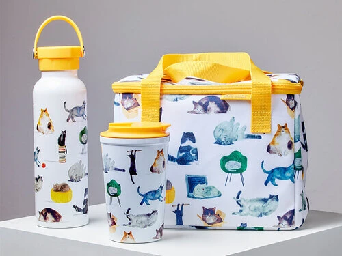 Marc Martin Feline Friends Double Wall Insulated Cup 350ML - Image 2