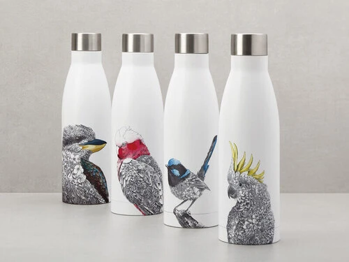 Marini Ferlazzo Double Wall Insulated Bottle 500ML Superb Fairy-wren - Image 2