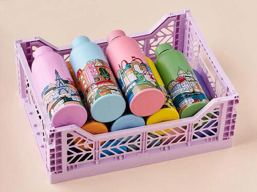 Megan McKean Cities Double Wall Insulated Bottle 500ML Rome - Image 2