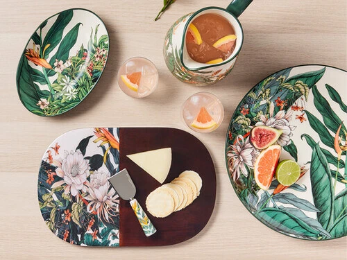 The Blck Pen Night Garden Oval Serving Bowl 25x17cm Gift Boxed - Image 3