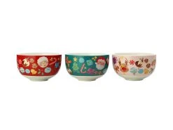 Kasey Rainbow Sparkly Season Bowl 10cm Set Of 3 Gift Boxed