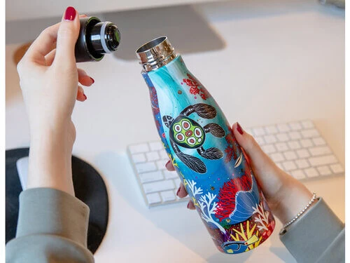 Melanie Hava Jugaig-Bana-Wabu Double Wall Insulated Bottle 500ML Reef Wonderland - Image 3