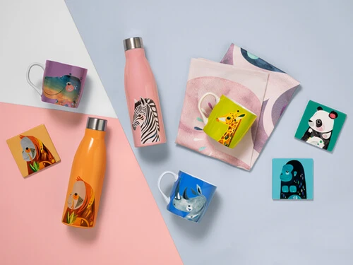 Pete Cromer Wildlife Double Wall Insulated Bottle 500ML Zebra - Image 3