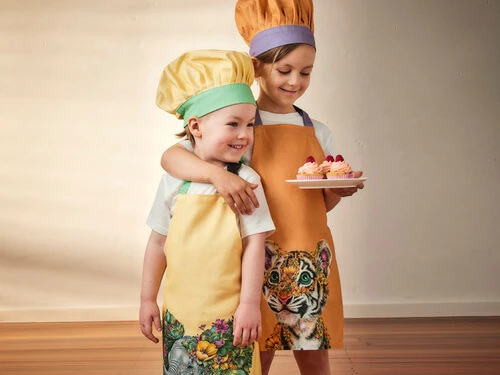 Marini Ferlazzo Wild Planet Kids Apron & Hat Set Tiger - Image 2